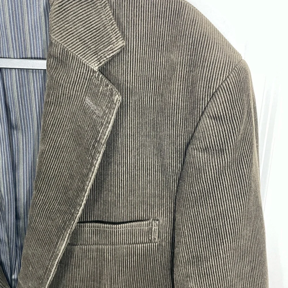 Calvin Klein Brown Corduroy Blazer Size 44L Closet